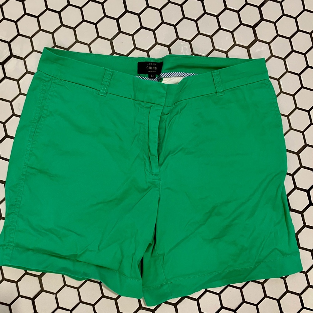 J. Crew Vibrant Green Women's Cotton shorts